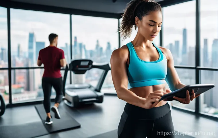 퍼스널트레이너 경력 개발 로드맵 - **AI-Powered Personalized Training Session:**
    "A professional and encouraging female personal tr...