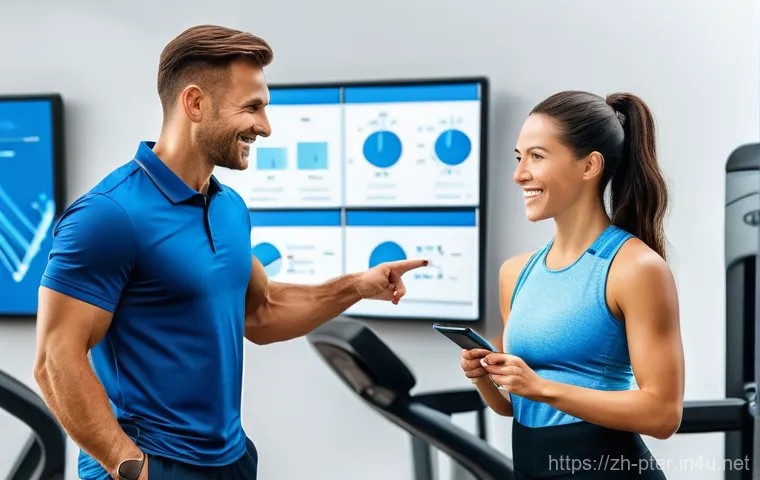 퍼스널트레이너 고객 데이터 관리법 - **Prompt:** A modern fitness coach, female, in her late 20s to early 30s, dressed in stylish yet fun... 퍼스널트레이너 고객 데이터 관리법 - **Prompt:** A modern fitness coach, female, in her late 20s to early 30s, dressed in stylish yet fun...