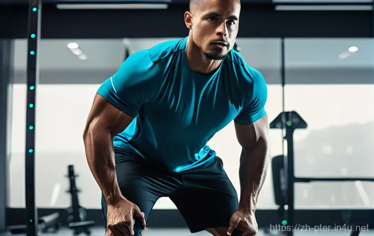 퍼스널트레이너의 온라인 PT 비즈니스 - **Prompt:** A fit woman in her early 30s, with a radiant smile, wearing a stylish and modest athleti...